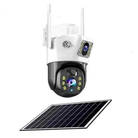 Solar Outdoor CCTV – PIR Detection, Color Night Vision