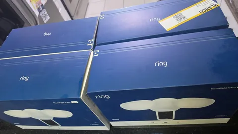  4 Ring Floodlight Cam Pro 4K (Newest Model) Wired | 2nd gen - White -( 4 Items)