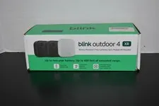 Blink Outdoor 4 XR – two-year battery wireless camera with 4x security coverage,