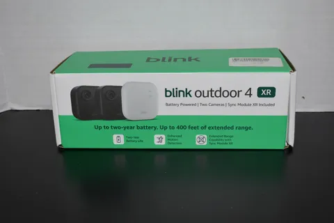 Blink Outdoor 4 XR – two-year battery wireless camera with 4x security coverage,