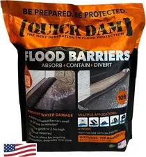QD610-1 Water Activated Flood Barrier 10 feet, 1-Pack