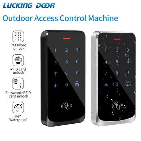 IP68 Waterproof Touch Backlight Access Control Keyboard  RFID 125KHz EM  Outdoor