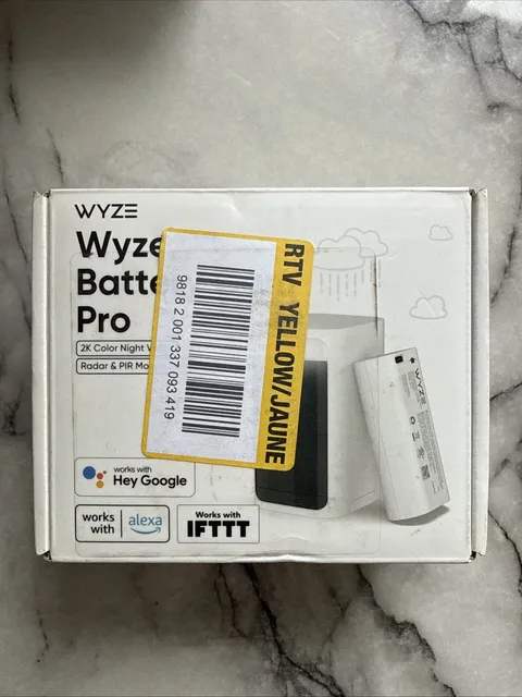 Wyze WYZECOP Battery Cam Pro Security Camera - White