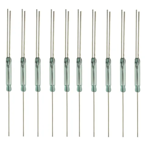 10PCS 2.5 * 14mm Reed Switch 3 Pin Magnetic Switch Normally Open Normally Clo...