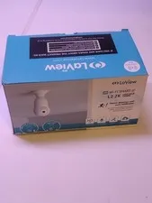 LaView L2 2K Bulb Camera Wi-Fi Alexa Motion 2-Way Audio White