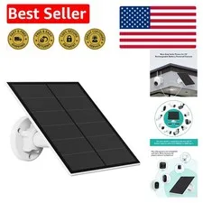 High-Efficiency 5W Solar Panel for DC 5V Battery Cameras - Adjustable & Secure