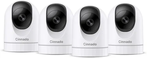2K Home Security Cameras-2.4Ghz Wifi Indoor Camera with 360° Motion Detection fo