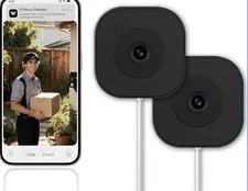 Detiko 2K Window Security Camera Dual-Band 5GHz 2.4GHz WiFi Indoor Night Vision