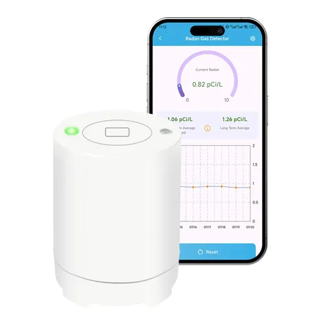 Toolhome Bluetooth Radon Detector For Home High-Precision Sensor Real-Time