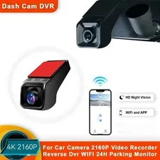 HD 4K 2160P WiFi Car DVR Dash Cam Camera 2K 1600P 1080P 24H Parking Monitor APP