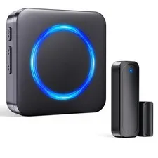 Door Chime, Satisure Wireless Door Sensor Chime When Door Opens | Door Alarms fo