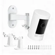 2Pack Camera Wall Mount for Ring Stick Up Cam & Ring Outdoor Cam Plus, 360°Ad...