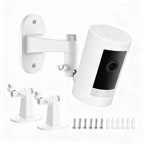 2Pack Camera Wall Mount for Ring Stick Up Cam & Ring Outdoor Cam Plus, 360°Ad...