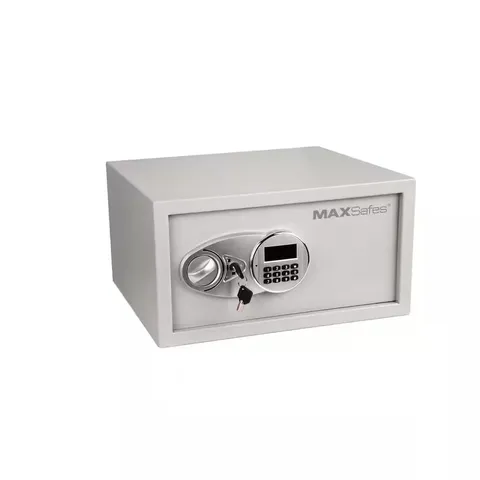 1.0 Cu. Ft. Hotel and Office Safe with Electronic Keypad Lock Access in Grey