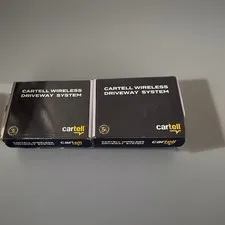 Cartell Wireless Battery Driveway System CW-SYS Black: One Unit Left