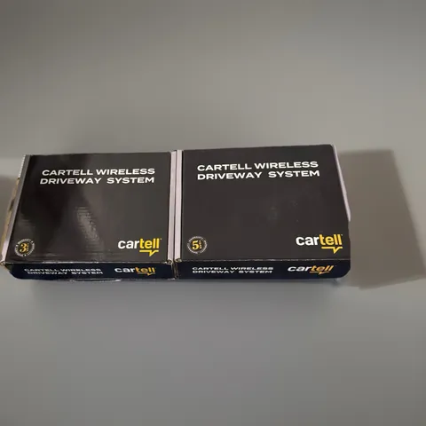 Cartell Wireless Battery Driveway System CW-SYS Black: One Unit Left