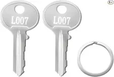Key File Cabinet Replacement Keys (2 Pcs) for File Cabinet Keys Pre Cut to Code