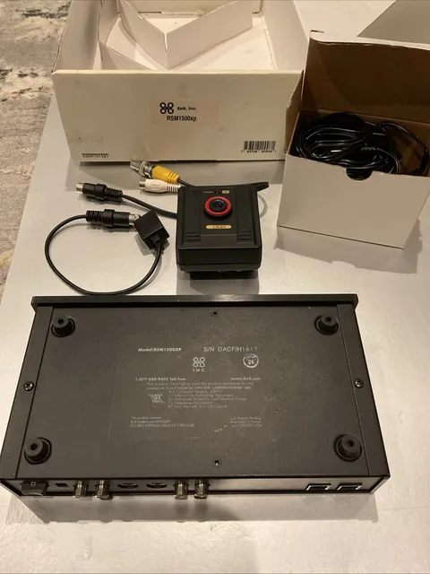 8x8 Remote Surveillance Module RSM-1500 Power Supply & Camera Untested. READ !!!