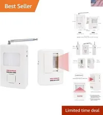 Dog Barking Alarm Motion Detector,Pir Wireless Human Body Walking Sensor Door...