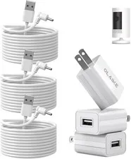 Indoor/Outdoor Power Adapter for Ring Stick up Cam Battery 3Rd Gen/2Nd Gen/Plug-