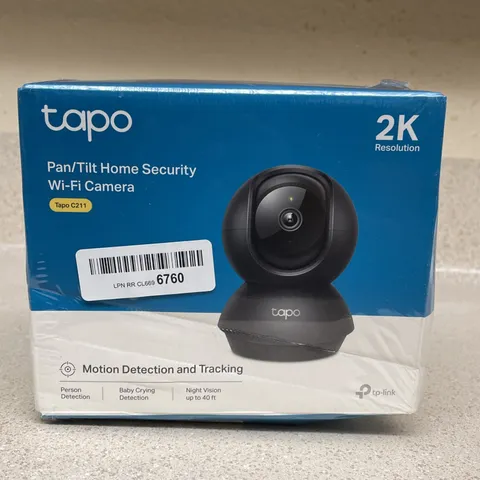 Tapo C211 2K Indoor Pan/Tilt Wired Security Camera Night Vision 2-Way Audio