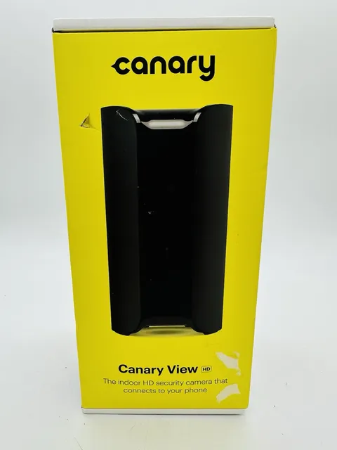 Canary View Indoor HD Wi-Fi Home Security Camera Connect To Your Phone Black