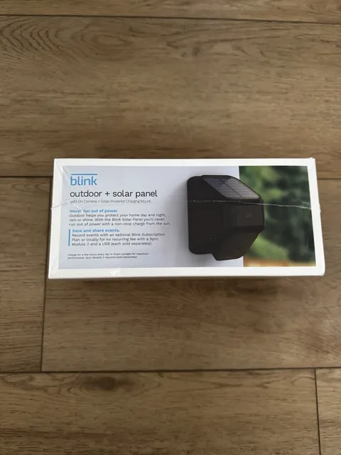 Blink Outdoor Add-On Camera + Solar Panel Charging Mount Alexa 1080p NEW Sealed