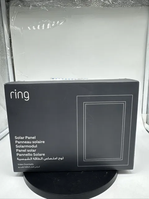Ring Doorbell Solar Panel Fork Connector Black Model SF42E9 2.4W 5V DC