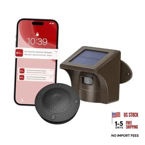 Pro 3 Smart Solar Driveway Alarm System (2.4G Wi-Fi), 1receiver and 1sensor