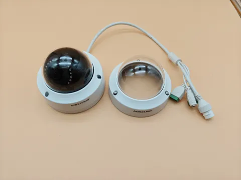 Generic PoE IP Dome Security Camera w/ Spare Dome Cover Untested