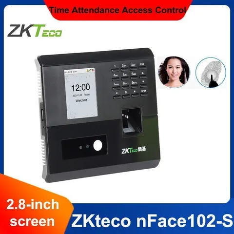 ZKTeco nFace102-S TCP/IP Facial Recognition Fingerprint Time Attendance Control