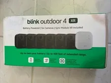 Blink Outdoor 4 XR - 6 Wireless Security Cameras + Sync Module Range 400Ft New