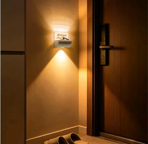 USB Rechargeable Motion Sensor Wall Light for Entryway, Magnetic Mount No Wiring