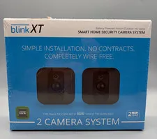 2 Blink XT Battery Powered Security Cameras XT1 - Sealed