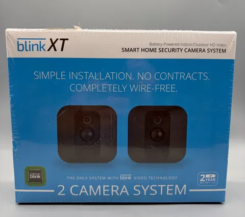 2 Blink XT Battery Powered Security Cameras XT1 - Sealed