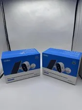 AOSU Solar Powered Security Camera C7L2BA11 -  White ( 2 Pack )