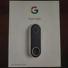 New Google Nest Hello Smart Wi-Fi Video Doorbell Security Camera NC5100US Wired