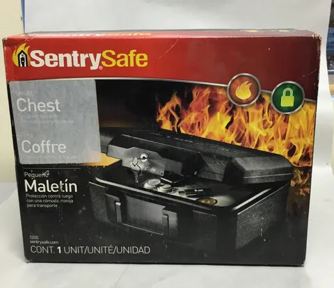 SentrySafe 1200 Fire-Resistant Safe, Key Lock Box, 0.18 Cu Ft, Black