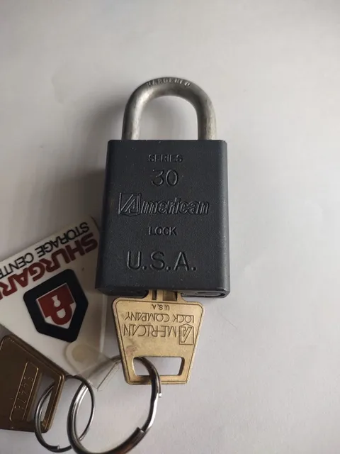 American Lock USA Series 30 Hardened With Original Keys