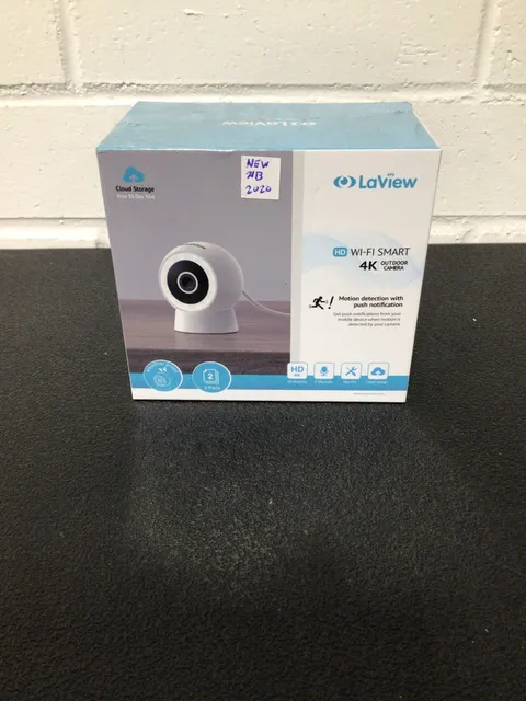 LaView Wi-Fi Smart Security Cameras 2 pack-  4K, Weatherproof, Outdoor