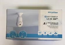 LaView 4MP Bulb Security Camera 2.4GHz 360° 2K Motion Alarm LV-PWL2-W New