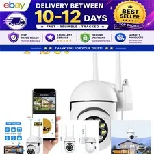 8MP WiFi PTZ Security Camera 4X Zoom Night Vision Two-Way Audio