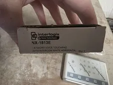 interlogix Touchpad With Intercom White Horizontal NetworX Touchpad P/N