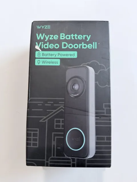 Wyze Battery Video Doorbell Wireless Camera, 1536x1536 HD+ with Color Night