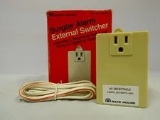 Vintage Safe House 49-510 Burglar Alarm External Switcher Radio Shack Compatible