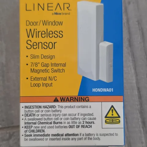   Linear HONDWA01 Wireless Door/Window Sensor Honeywell Compatible, New Sealed. 