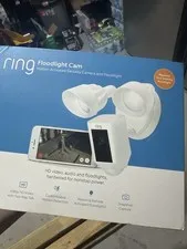 Ring Floodlight Cam Wired Plus Surveillance Camera - White