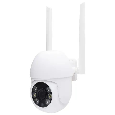 Satco 65-925 - Starfish SMART WiFi Outdoor Pan & Tilt Camera - Night Vision