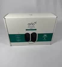 Arlo Essential 2K Outdoor Security Camera System (2-Pack) VMC3080