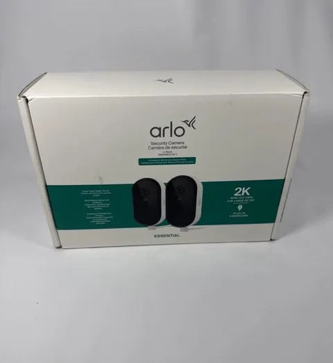 Arlo Essential 2K Outdoor Security Camera System (2-Pack) VMC3080